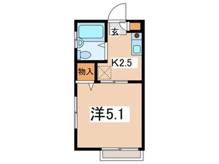 ピ－チハウスの物件間取画像